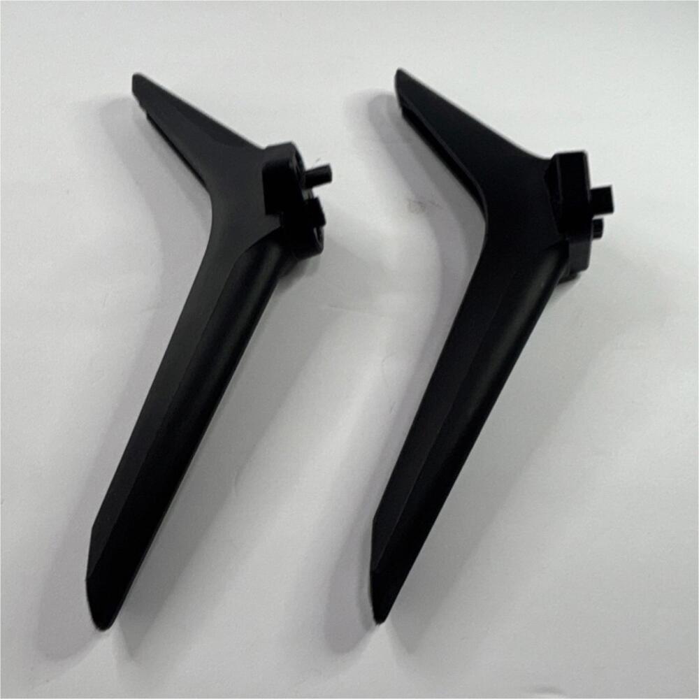 Black TV Stand Legs Replacement Set Pair Feet Parts